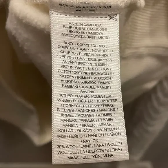 Polo by Ralph Lauren Cream Crew Neck Sweater - Picture 8 of 16